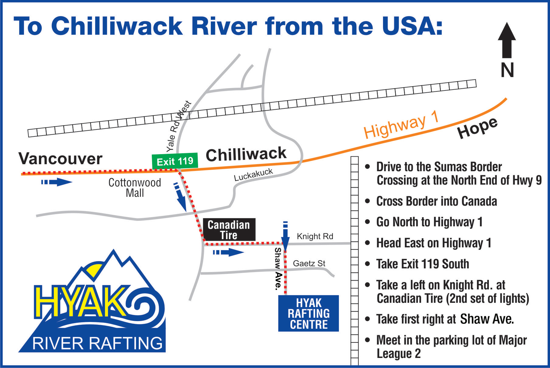 USA to Chilliwack